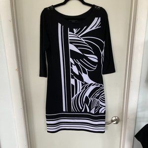 Black and White Dress